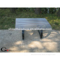 Backless outdoor powder coating metal park chair